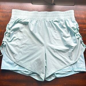 Avia Turquoise blue compression shorts